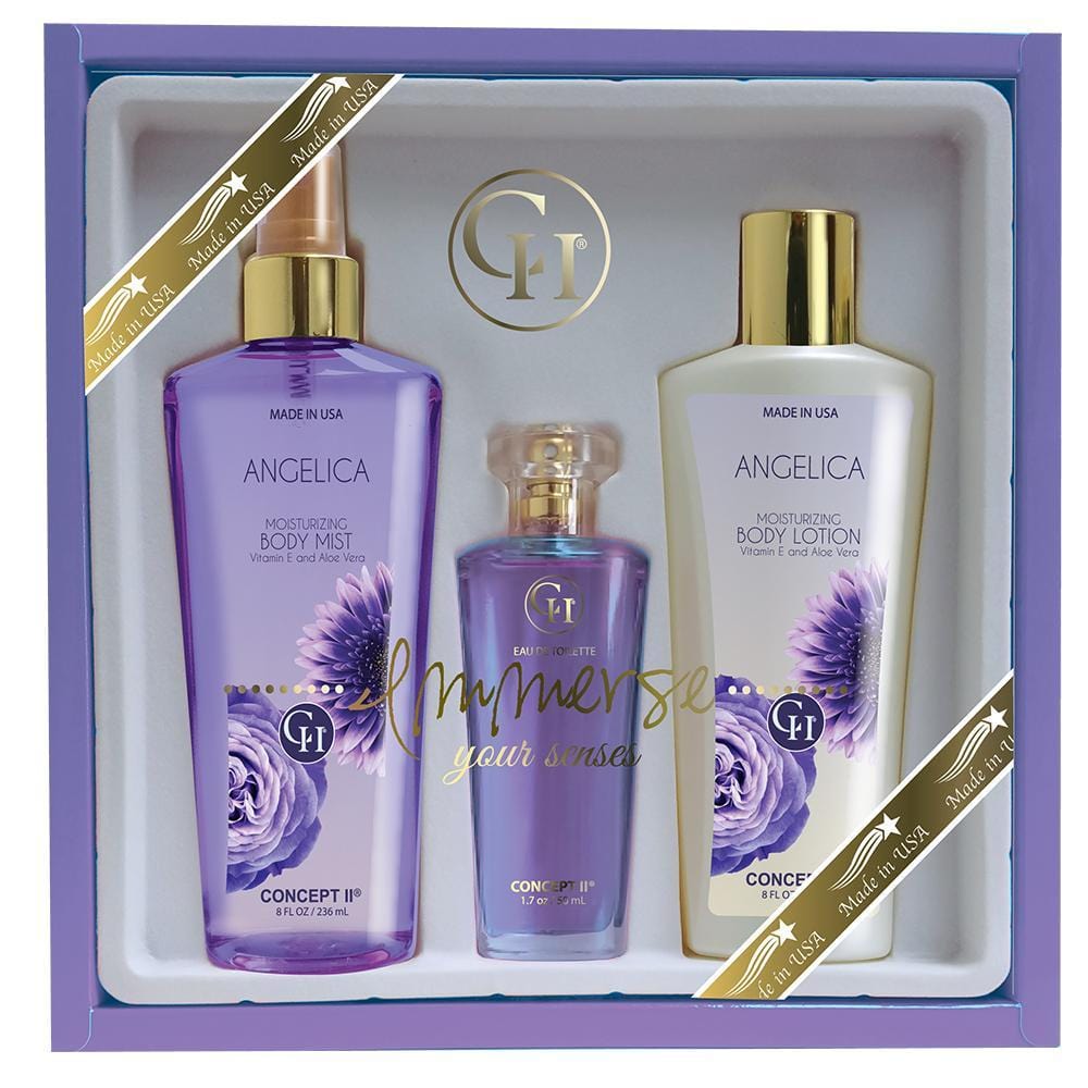 CII Trio Sets - 8oc Body Mist & Boby Lotions, 1.7 oz EDT AmericanCosmetics.ConceptII