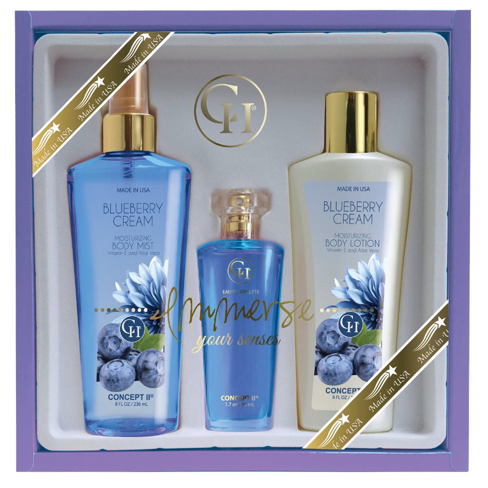 CII Trio Sets - 8oc Body Mist & Boby Lotions, 1.7 oz EDT AmericanCosmetics.ConceptII