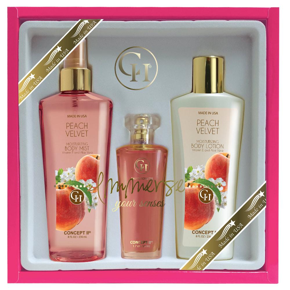 CII Trio Sets - 8oc Body Mist & Boby Lotions, 1.7 oz EDT AmericanCosmetics.ConceptII