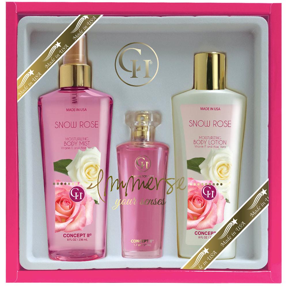 CII Trio Sets - 8oc Body Mist & Boby Lotions, 1.7 oz EDT AmericanCosmetics.ConceptII