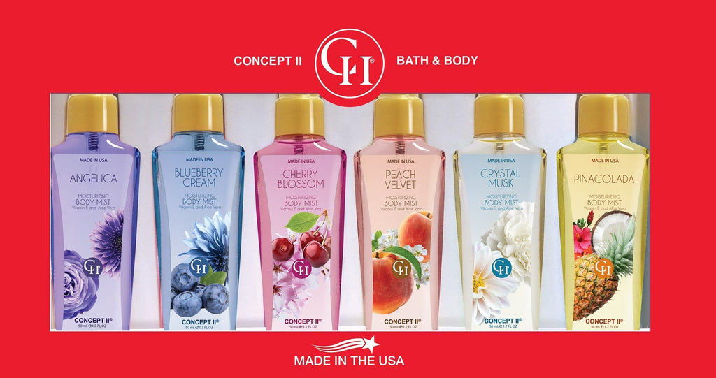 Concept II 1.7 oz. Body Mist - 6 Selections AmericanCosmetics.ConceptII