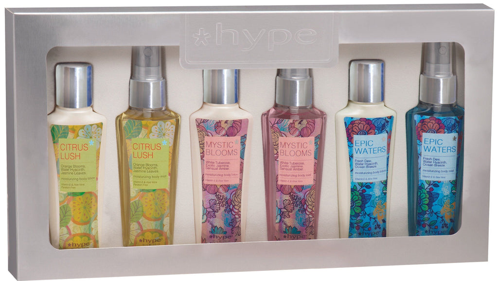 Hype 1.7 oz Sets of Body Mist and Body Lotion AmericanCosmetics.ConceptII